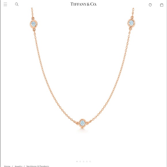 Tiffany & Co Diamonds by the Yard Necklace - Picture 2 of 6